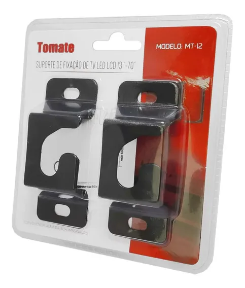 Suporte Fixo Tomate MT-12 p/ TV 13" a 70" Parede VESA Preto
