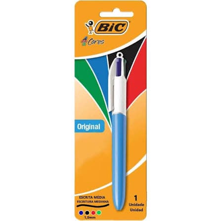Caneta BIC 4 cores