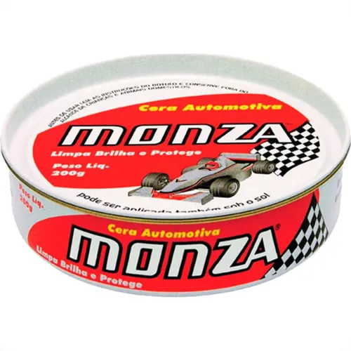 Cera Monza lata com 200 gramas