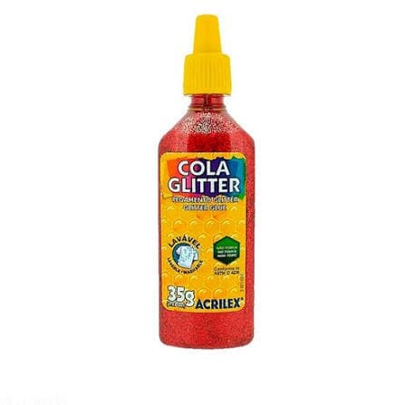 Cola Glitter Vermelho 35G Acrilex
