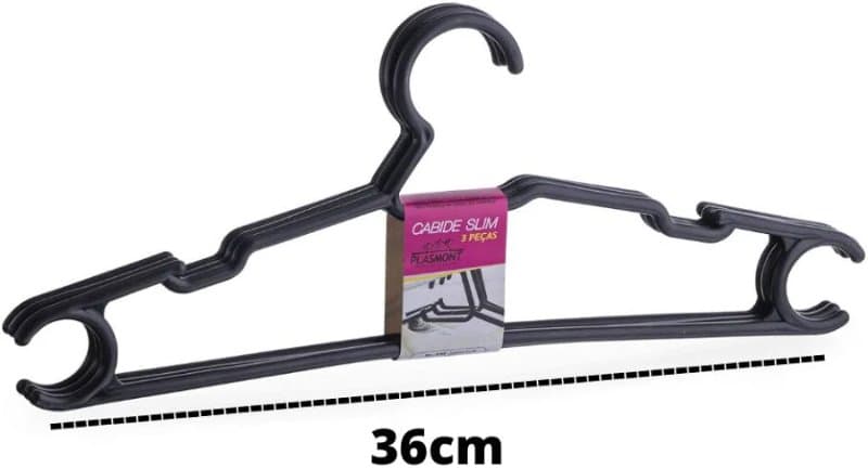 Cabide Slim 3 Pcs