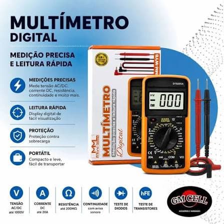 Multímetro Digital 20A Minimen
