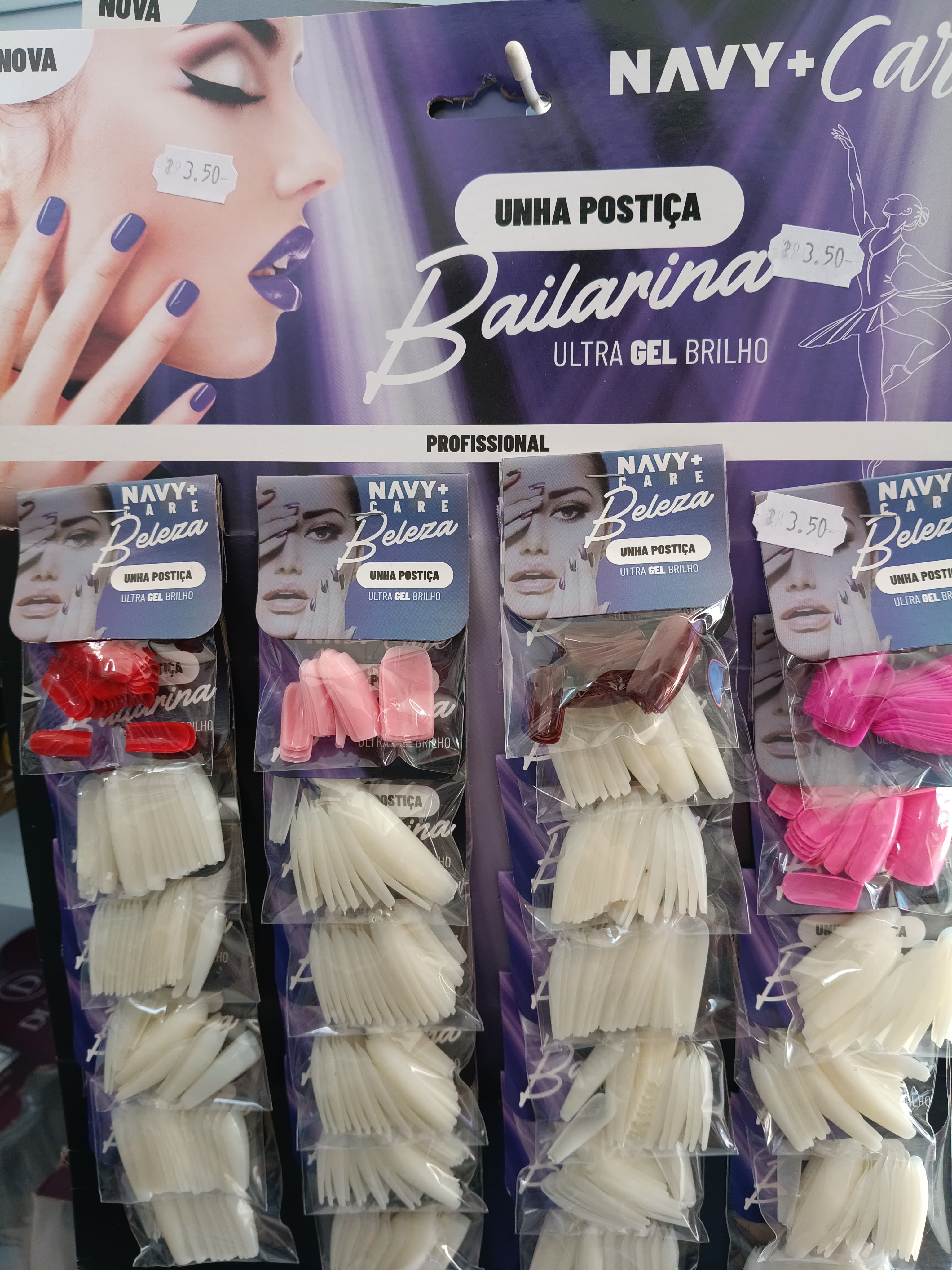 Unha Postica Bailarina Navy+care