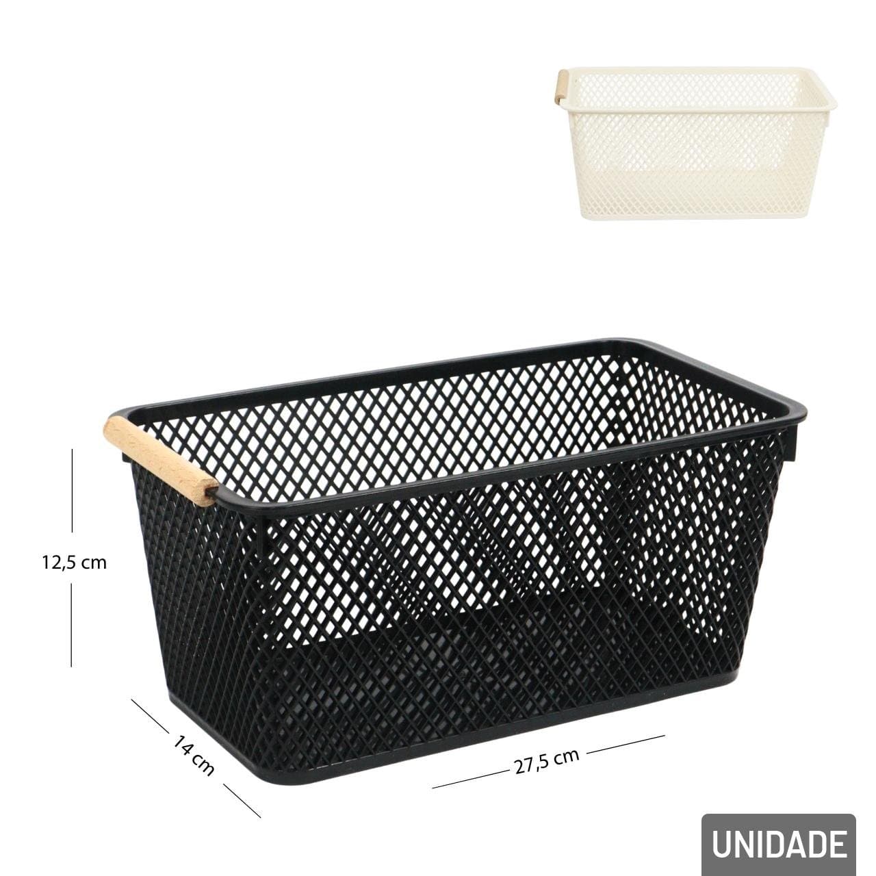 Organizador Multiuso Plástico 12,5 x 27,5 cm Color