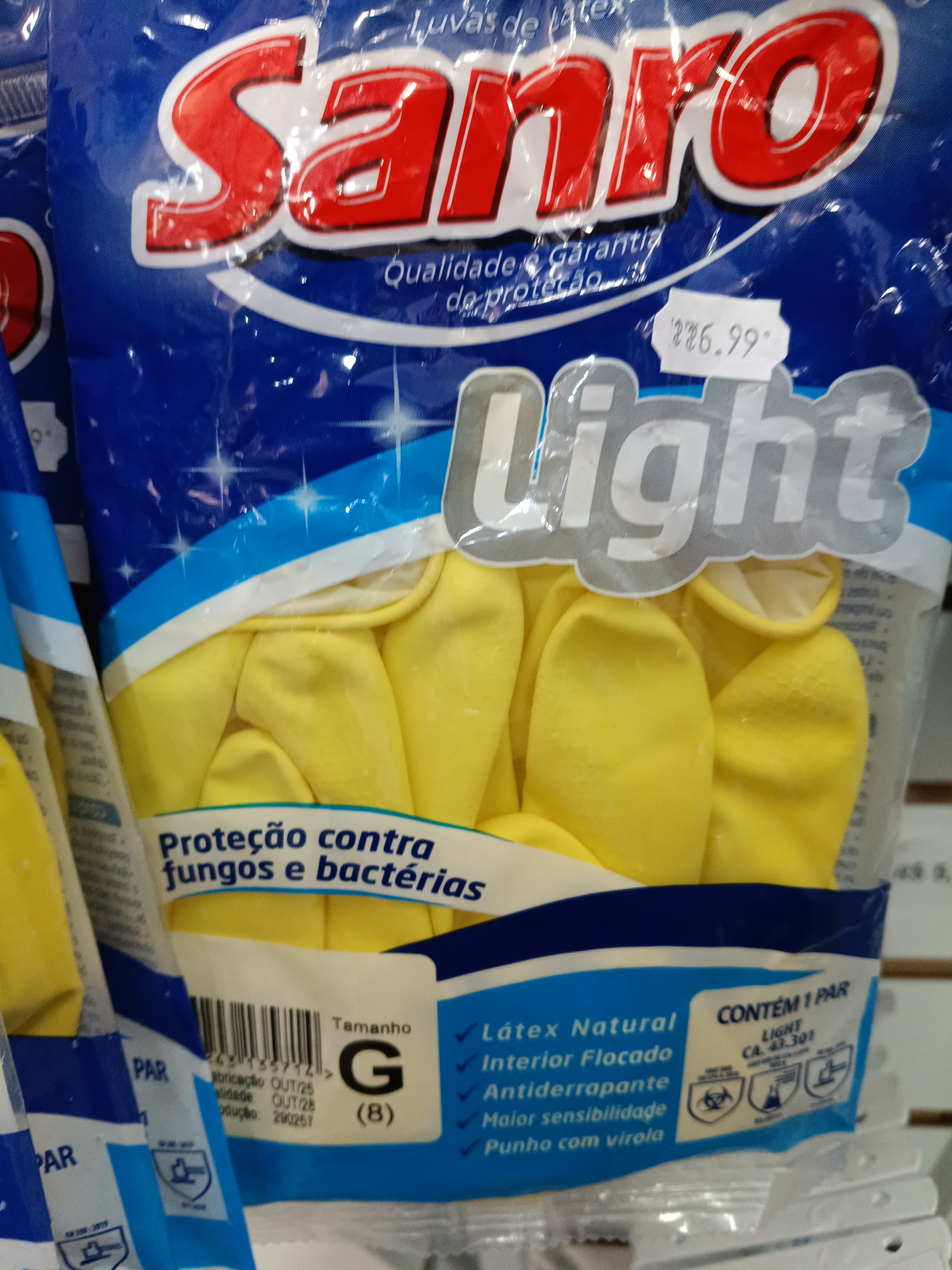 Luva Latex Sanro G